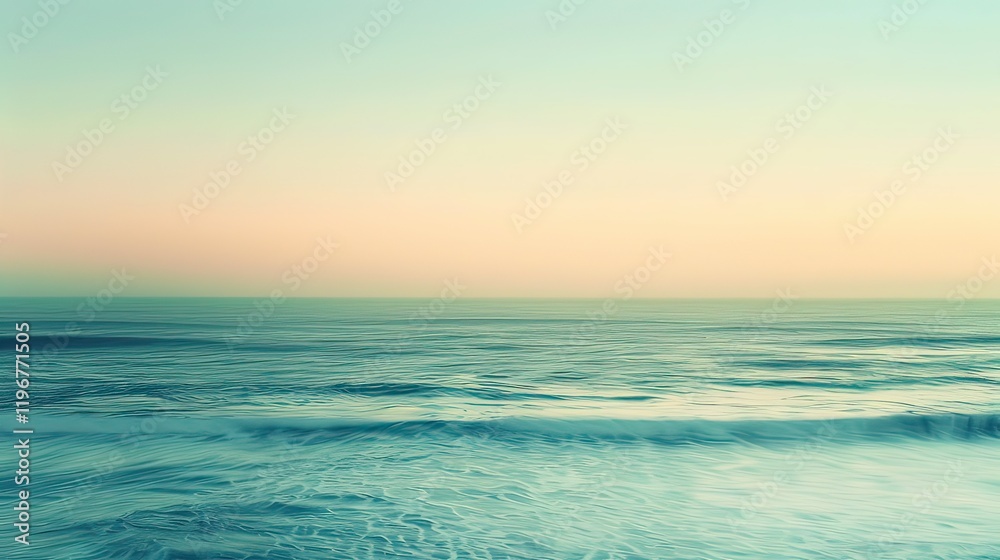 Fototapeta premium A pastel gradient background evoking a sense of calm.