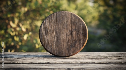 A natural cork coaster with a unique texture, perfect for drinks and decorative purposes. Eco-friendly and sustainable.