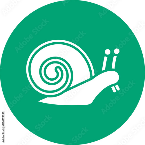 Exoskeleton glyph circle icon