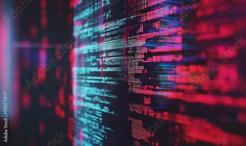 Wallpaper Mural Closeup of glitchy static and visual noise on a TV screen, ideal for adding retro VFX to videos Torontodigital.ca