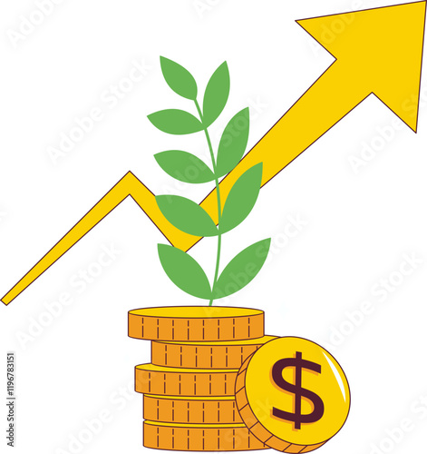 Financial Growth Illustration