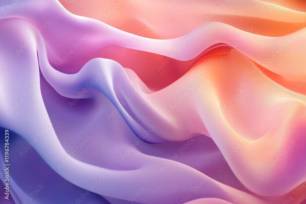 Obraz premium Abstract soft peach lavender blurred background, shadowed tones texture event flyer, monochromatic gradients, Generative AI