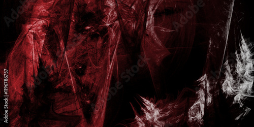 Abstract red smoke texture over black background.Red powder smoke explosion Realistic fog and mist effect.Dark red splattered grungy backdrop beautiful stylist modern red texture background with smoke