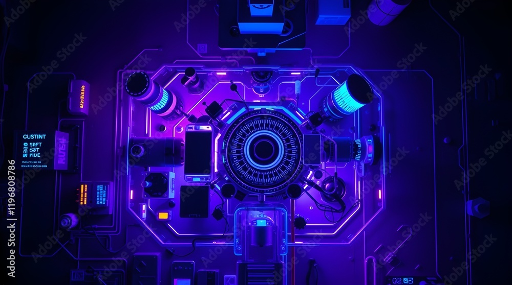 Obraz premium circuit board background