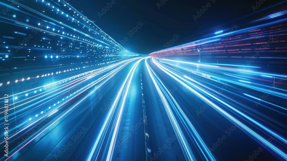 Futuristic Energy Tech Concept: Abstract Vectors & Digital Illusion of Light Futuristic Energy Tech Concept: Abstract Vectors & Digital Illusion of Light