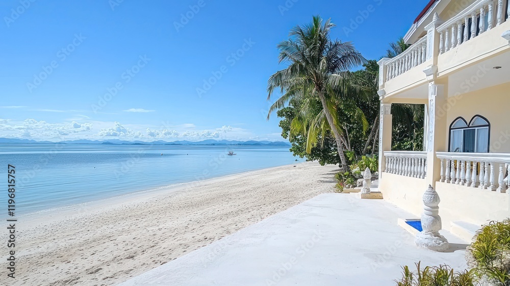 Obraz premium Tropical Beach House Getaway