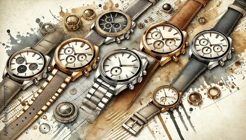 Luxury Wristwatches with Elegant Designs.