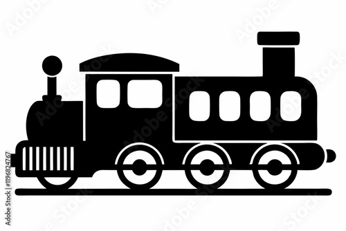 Minimalist Train Vector Illustrations