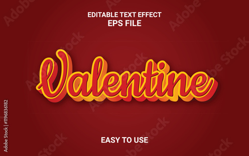 Charming Valentine Editable Text Style