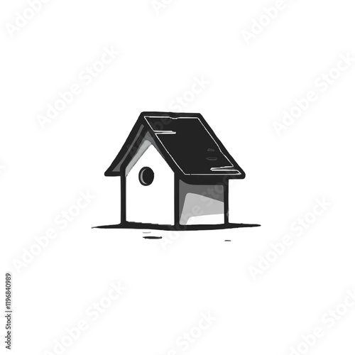Woodgrain Birdhouse