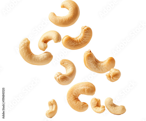 Cashews: A Nutritious and Delicious Snack , isolated on white background PNG photo