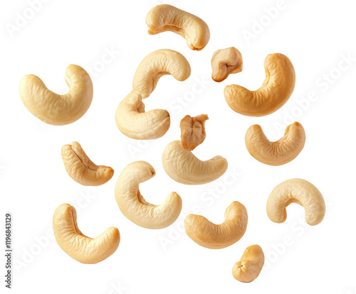 Cashews: A delightful and healthy snack , isolated on white background PNG