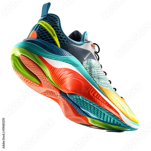 Colorful Athletic Shoes for Running and Training