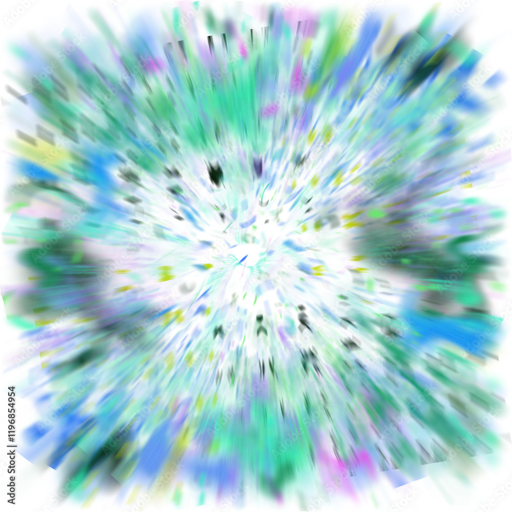 An abstract transparent iridescent color blur design element. An abstract transparent iridescent color blur design element.