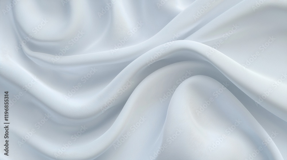 Obraz premium A white fabric with a pattern that looks like a wave