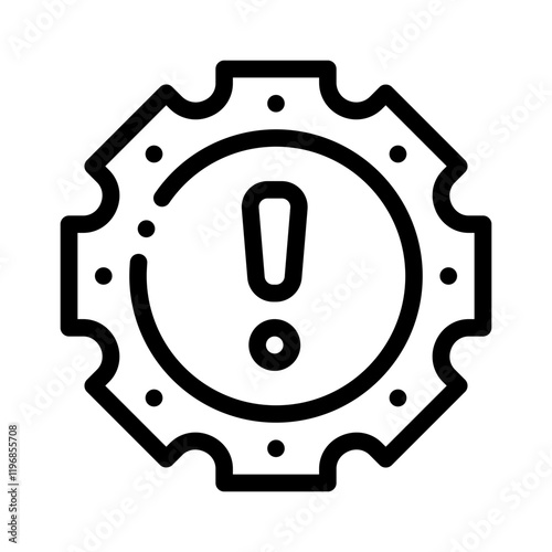 settings line icon