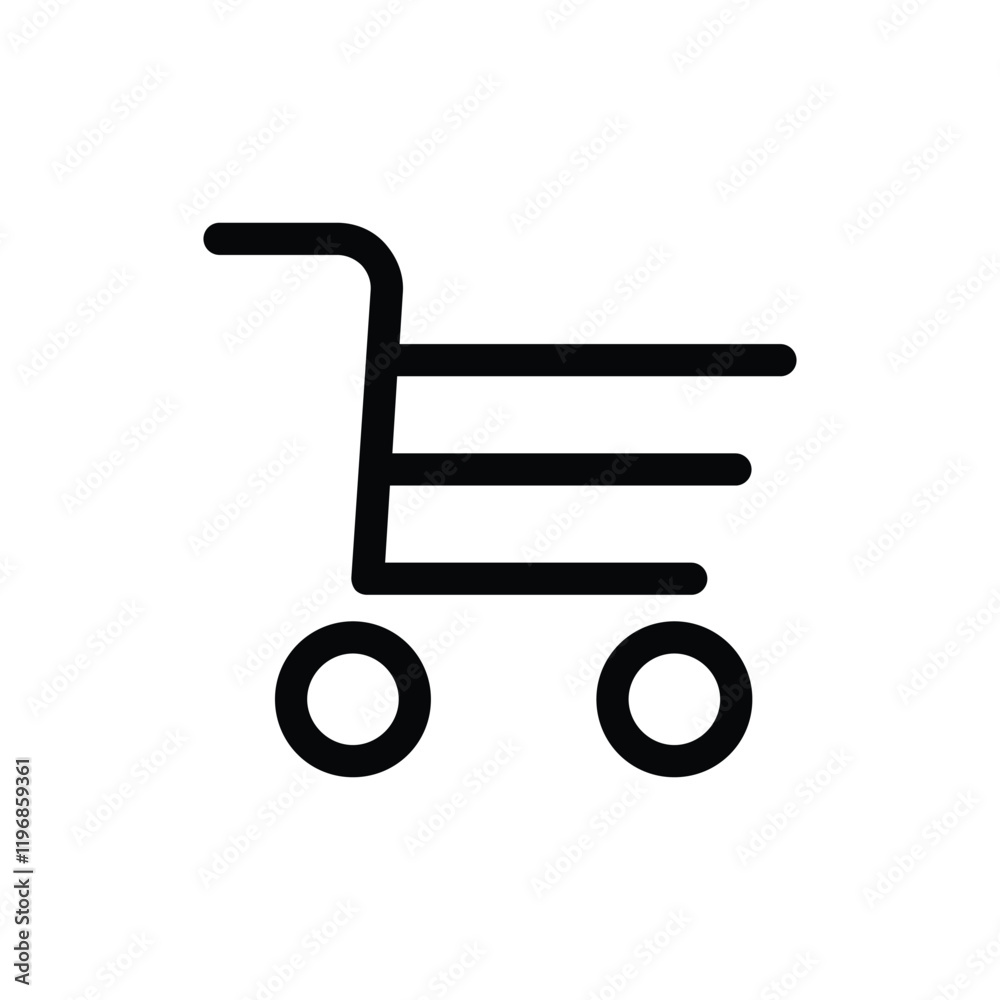Shopping cart icon for apps and websites Shopping cart icon for apps and websites