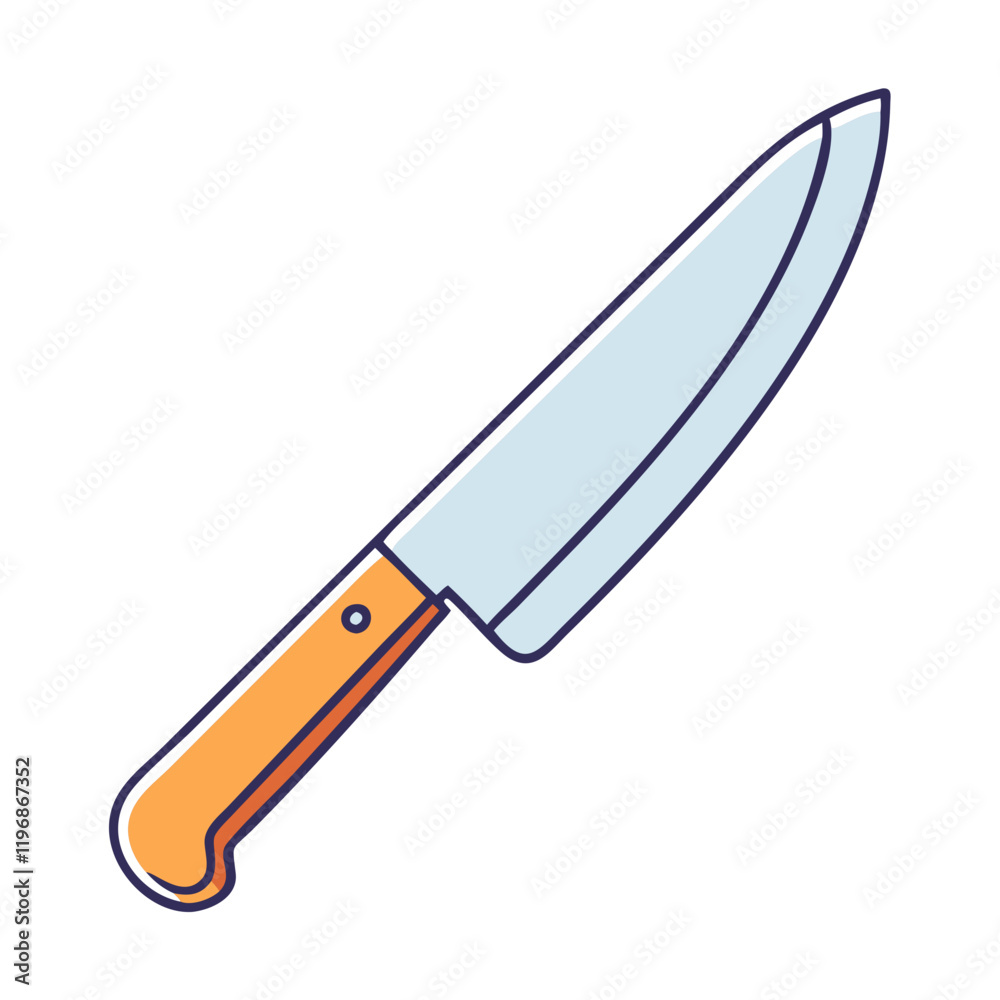chef s knife vector icon, chef s knife vector illustration -simple illustration of chef s knife, perfect for chef s knife logos and icons and themed design chef s knife vector icon, chef s knife vector illustration -simple illustration of chef s knife, perfect for chef s knife logos and icons and themed design