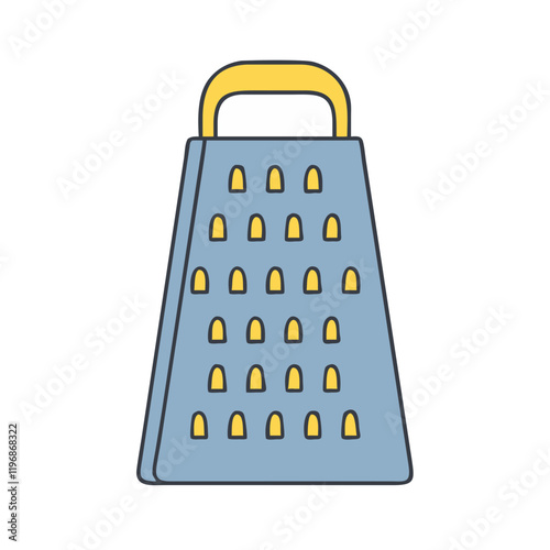 grater vector icon, grater vector illustration -simple illustration of grater, perfect for grater logos and icons and themed design 