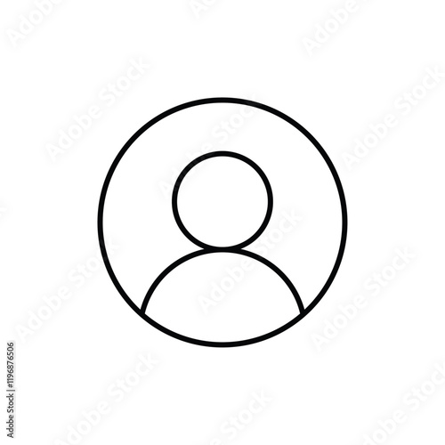 Login icon logo sign set vector outline
