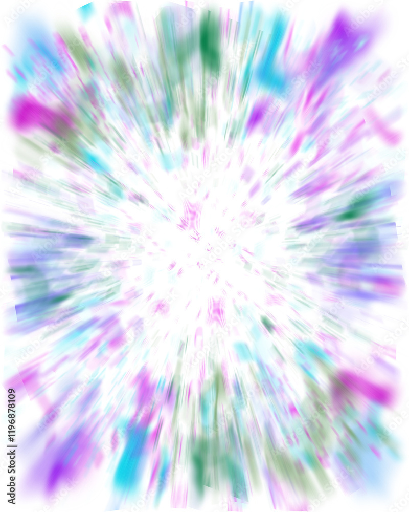 An abstract transparent iridescent color blur design element. An abstract transparent iridescent color blur design element.