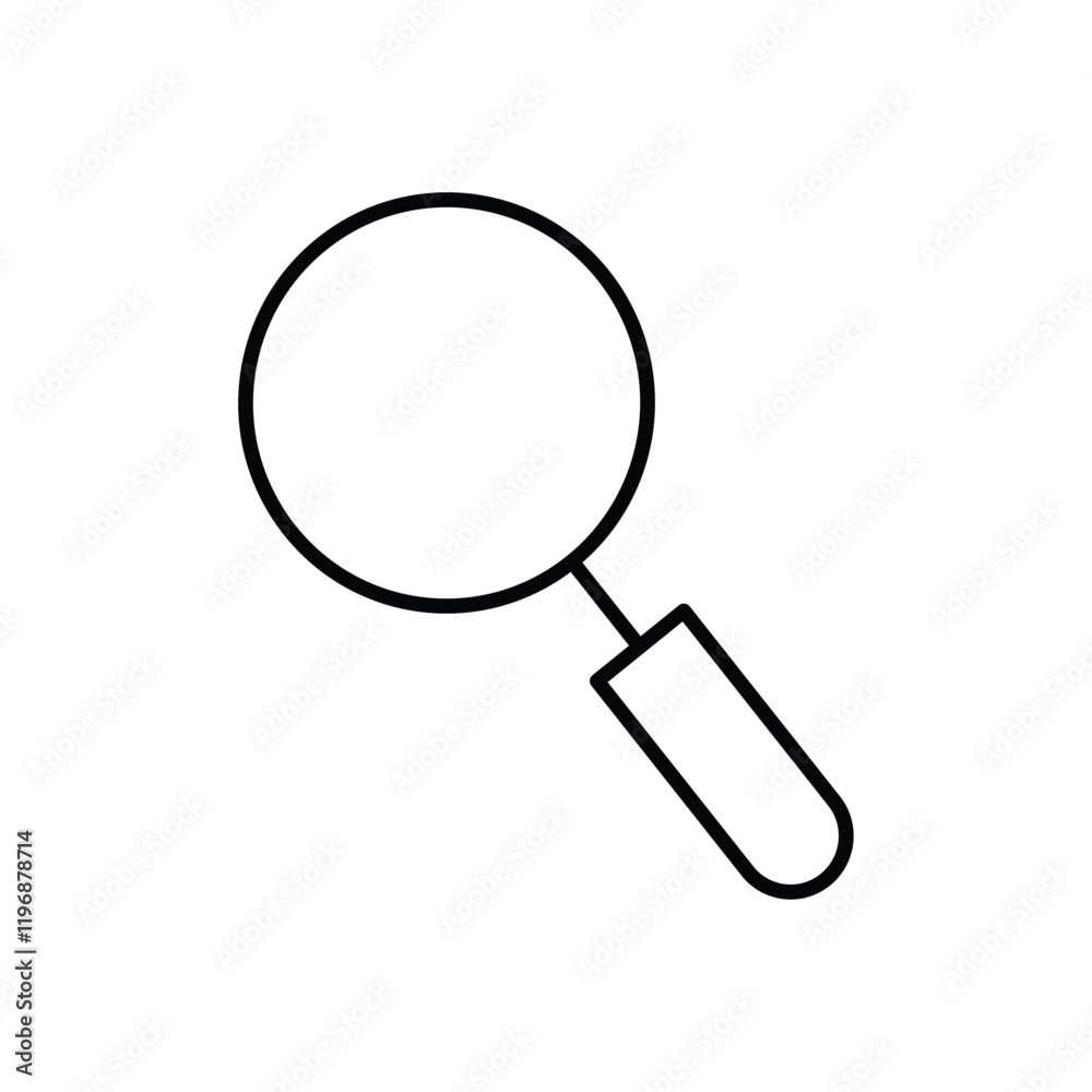 Search icon logo sign set vector outline Search icon logo sign set vector outline