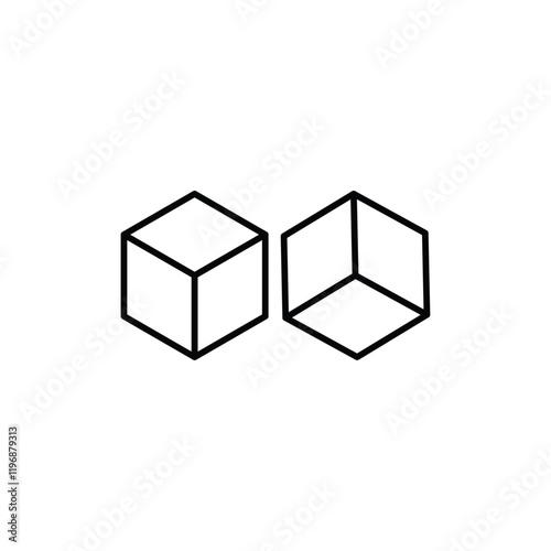 Sugar icon logo sign set vector outline