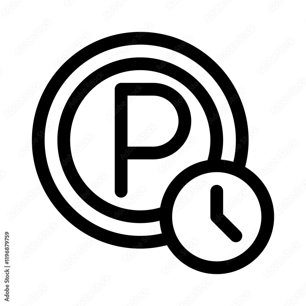 temporary line icon