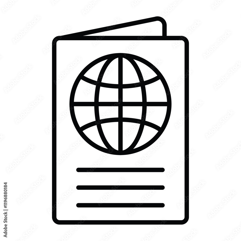 Visa icon logo sign set vector outline Visa icon logo sign set vector outline