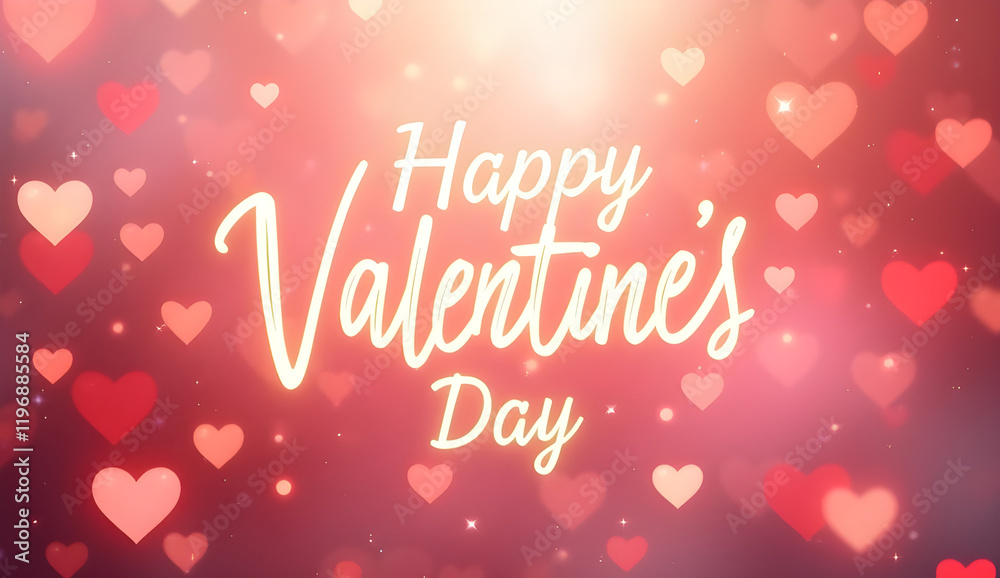 Soft pink backdrop featuring drifting hearts, sparkling bokeh, conveying romantic Valentine's Day mood for digital greeting designs, marketing visuals, social media content Soft pink backdrop featuring drifting hearts, sparkling bokeh, conveying romantic Valentine's Day mood for digital greeting designs, marketing visuals, social media content