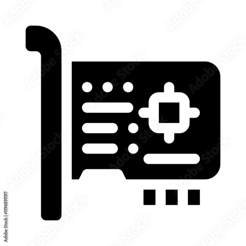 network adapter glyph icon