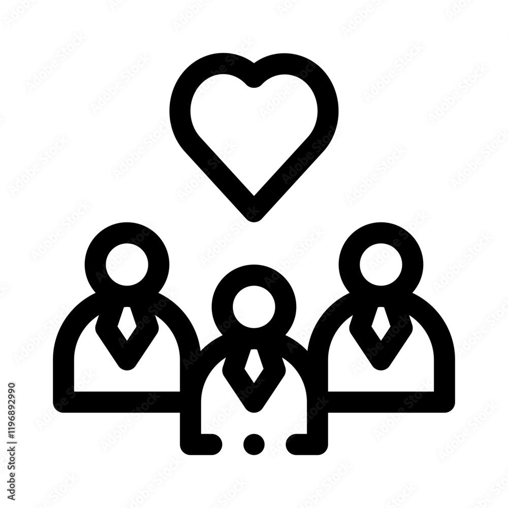 community line icon community line icon