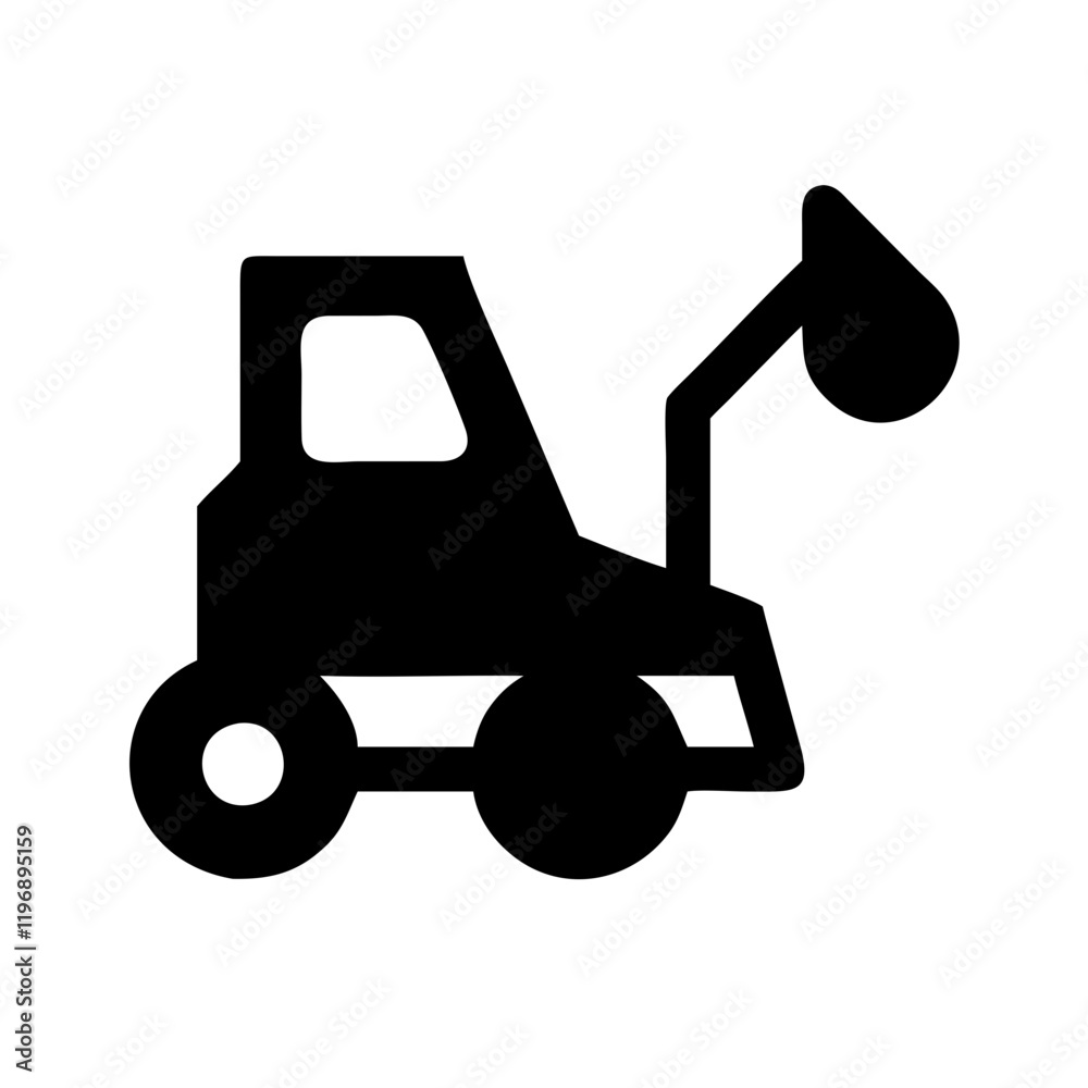 Fototapeta premium backhoe-loader 