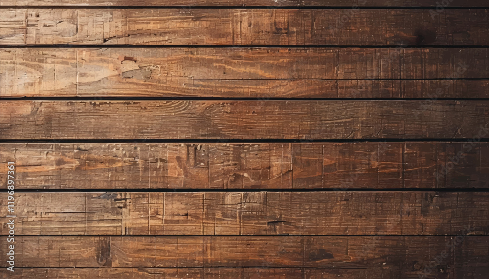 Naklejka premium Brown wooden background. Wooden planks. Wood texture. Natural wooden wall background or texture.