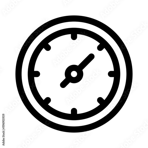 barometer line icon