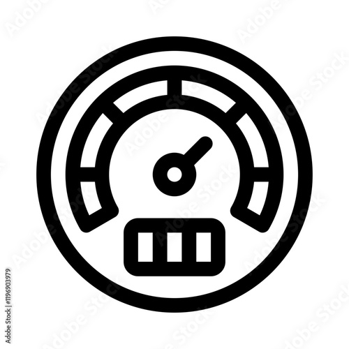 gauge line icon