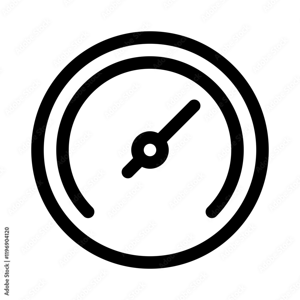 speedometer line icon speedometer line icon