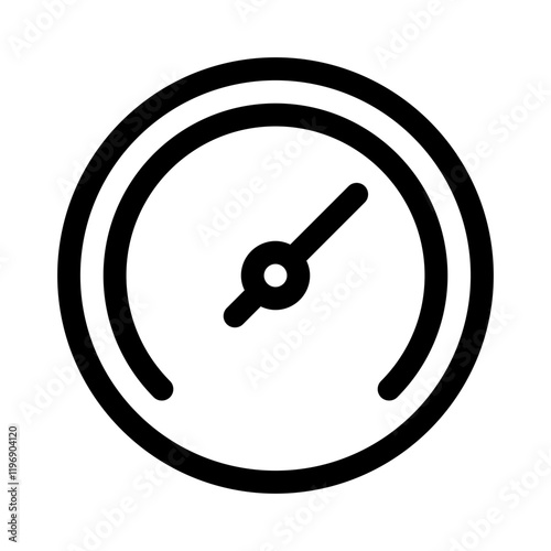 Free Download speedometer line icon - GFXLoad