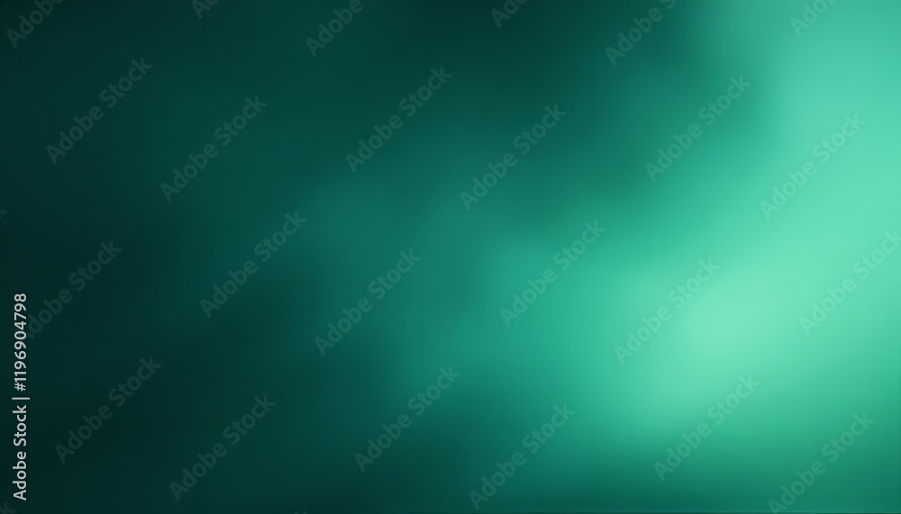 Fototapeta premium Abstract Teal Green Gradient Background Texture Image for Design Projects