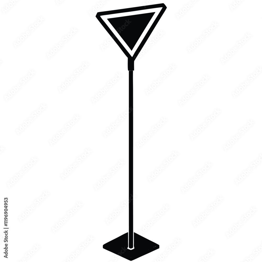 Modern Floor Lamp Vector Illustration - Interior Design Element Modern Floor Lamp Vector Illustration - Interior Design Element