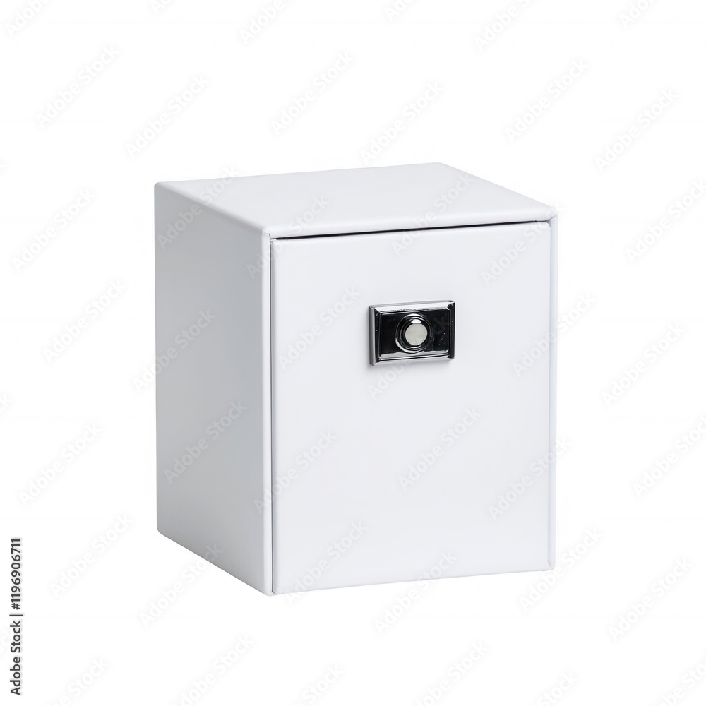 A sleek white storage cabinet ideal for organizing office supplies and documents., isolated on a transparent background. A sleek white storage cabinet ideal for organizing office supplies and documents., isolated on a transparent background.