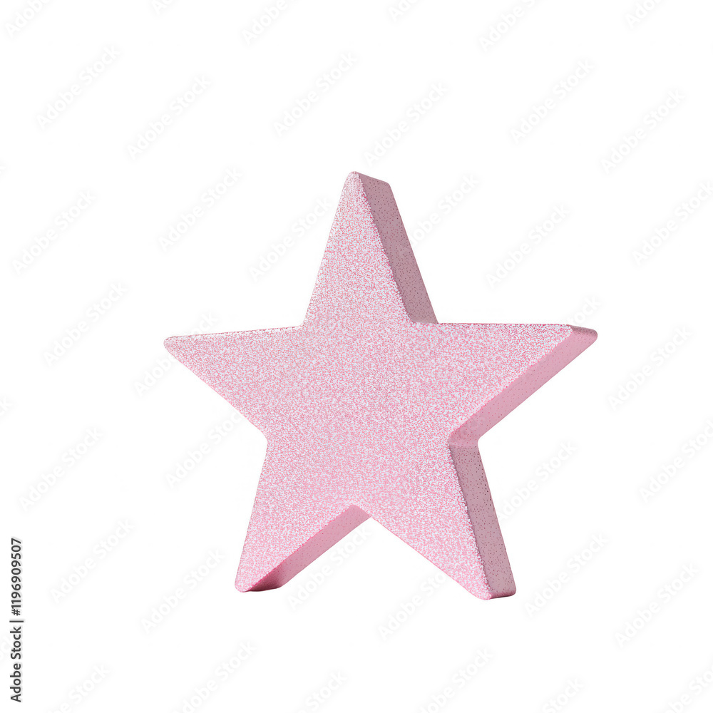 A vibrant pink star shaped object ideal for creative and playful themes., isolated on a transparent background. A vibrant pink star shaped object ideal for creative and playful themes., isolated on a transparent background.