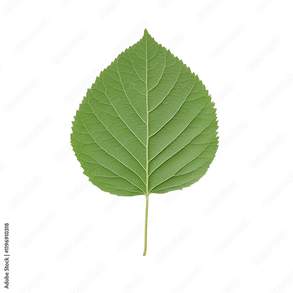 A vivid green leaf with detailed veins, representing nature's beauty and vitality., isolated on a transparent background. A vivid green leaf with detailed veins, representing nature's beauty and vitality., isolated on a transparent background.