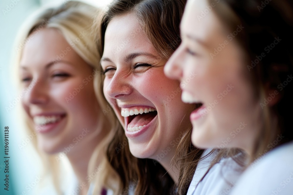 Group of friends having fun and laughing together, great for social media or advertising use Group of friends having fun and laughing together, great for social media or advertising use