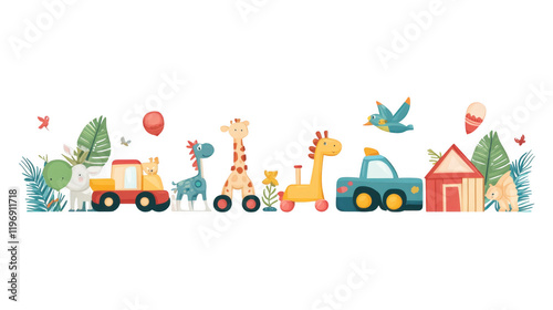 Colorful Toy Dividers for Children's Decor