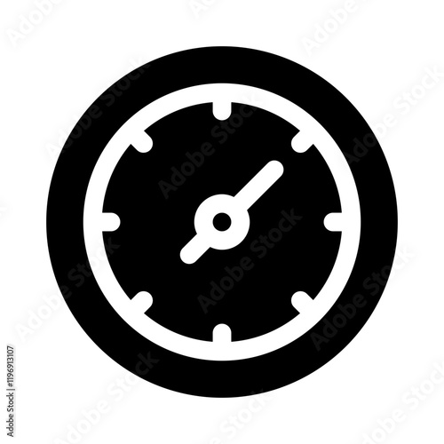 barometer glyph icon