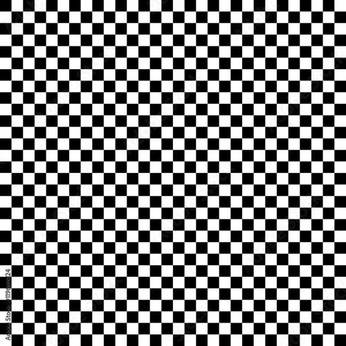 Black and White Checkered Pattern Design photo