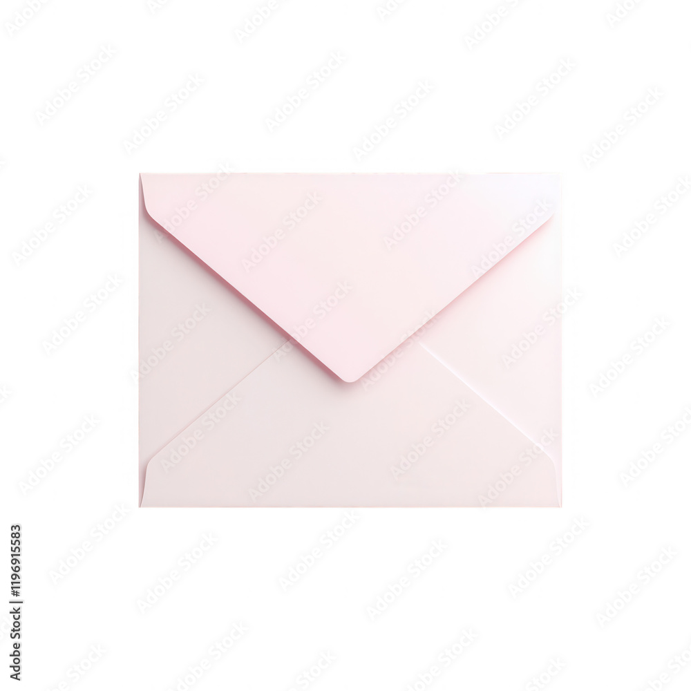 Elegant pink envelope ready for letters, greetings, or invitations. Elegant pink envelope ready for letters, greetings, or invitations.