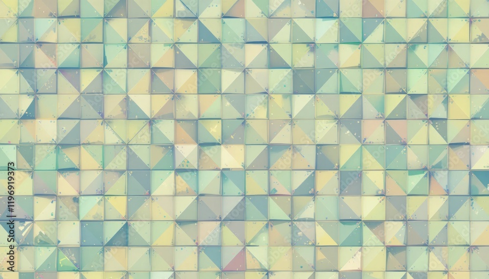 Fototapeta premium Abstract Geometric Pattern Pastel Triangles Mosaic Background Texture Design