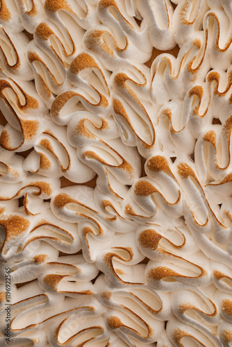 Valokuva Pattern of Meringue Cake